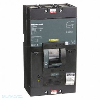 SQUARE D Molded Case Circuit Breaker 600V 400A, 48M883