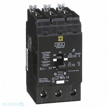 SQUARE D Miniature Circuit Breaker 480Y/277V 125A, 48M994