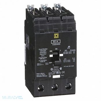 SQUARE D Miniature Circuit Breaker 480Y/277V 60A, 48N026