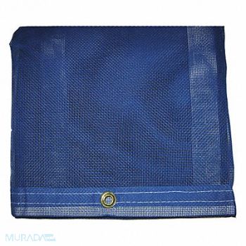 MAURITZON Mesh Tarp Blue 14 x 24 ft Cut Size, 48NU99