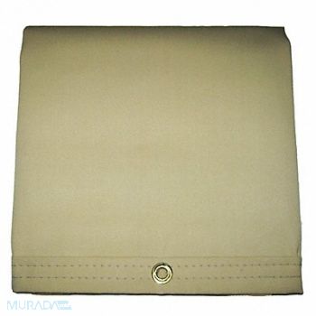 MAURITZON Tarp Tan 4 x 8 ft Cut Size, 48NV94