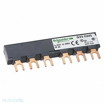 SCHNEIDER ELECTRIC Manual Starter Busbar 600Vac 63Amp Iec, 48P309