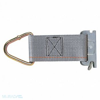 KINEDYNE Rope Tie-Off Steel 6 in L 2 in W PK2, 48PX63