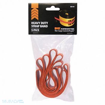 KINEDYNE Heavy Duty Strap Band Orange 7 in L PK5, 48PX78