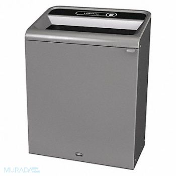 RUBBERMAID COMMERCIAL PRODUCTS Recycle Container Rectangle 45 gal Gray, 48PZ36