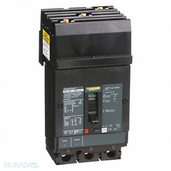 SQUARE D Molded Case Circuit Breaker 600V 100A, 48R081