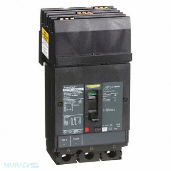 SQUARE D Molded Case Circuit Breaker 600V 125A, 48R086