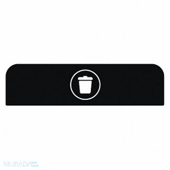 RUBBERMAID COMMERCIAL PRODUCTS Recycling Sign 8-1/2 H 1-25/32 W PK5, 48RA39