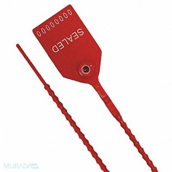 UNIVERSEAL Pull-Tight Seals Red Plastic PK100, 55NA62