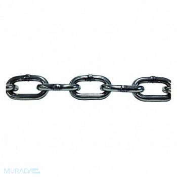 PEWAG Chain 100 ft L Trade Size 3/8 in., 48RC93