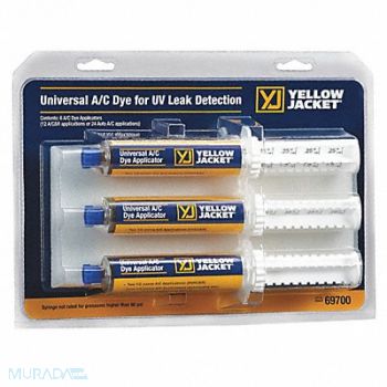 YELLOW JACKET Dye Disposable Injector 1 oz PK6, 48RD60