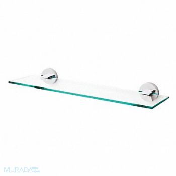 SPEAKMAN Towel Shelf Glass 17 in Overall W, 48RF39