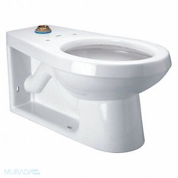 ZURN Toilet Bowl Elongated Floor w/BackOutlet, 48RT68
