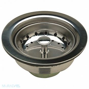 ZURN Strainer Chrome 4-3/8 Dia, 48RX94