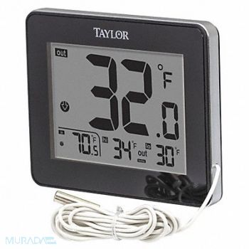 TAYLOR Digital Thermometer -40 to 158 F LCD, 48TA31