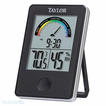 TAYLOR Digital Hygrometer Indoor 14 to 122 F, 48TA32