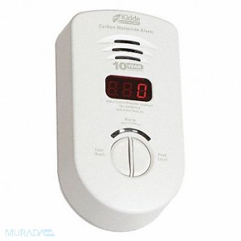 KIDDE CO2 Alarm 3V Alkaline Electrochemical, 48TD25