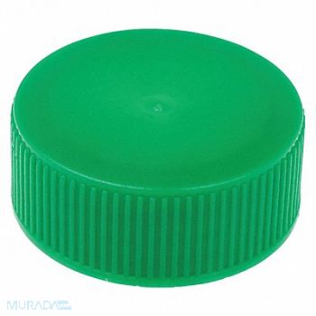 CELLTREAT Centrifuge Tube Cap HDPE Green PK500, 48TD57