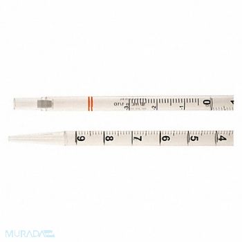 CELLTREAT Pipette Orange Class A 34.5 cm L PK200, 48TE06
