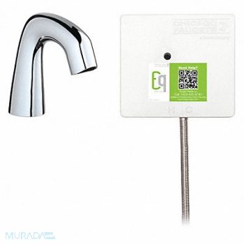 Mid Arc Chrome Chicago Faucets EQ Curved, 48TF07