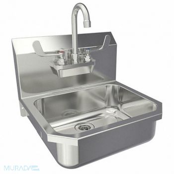 SANI-LAV SaniLav Wall Mnt Sink Rect 14inx11inx5in, 48TF47