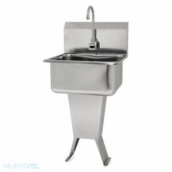 SANI-LAV SaniLav HandFree Sink Rec 19inx16inx10in, 48TG05