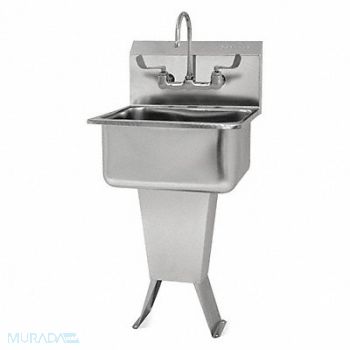 SANI-LAV SaniLav HandFree Sink Rec 19inx16inx10in, 48TG08