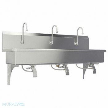 SANI-LAV SaniLav Wash Sta Rect 57inx16-1/2inx8in, 48TH16