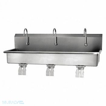 SANI-LAV SaniLav Wash Sta Rect 57inx16-1/2inx8in, 48TH24