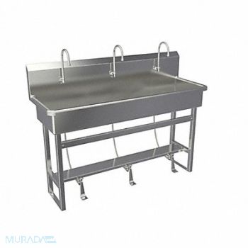 SANI-LAV SaniLav Wash Sta Rect 57inx16-1/2inx8in, 48TH26