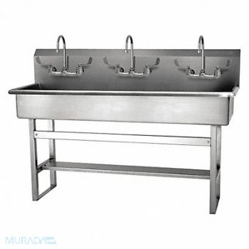 SANI-LAV SaniLav Wash Sta Rect 57inx16-1/2inx8in, 48TH32