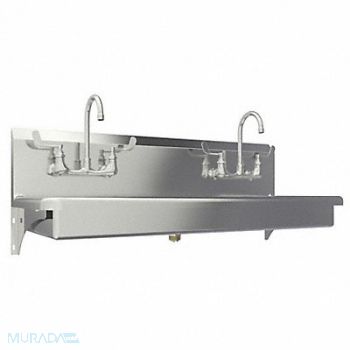 SANI-LAV SaniLav Wash Sta Rect 45inx16-1/2inx5in, 46CF13