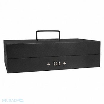 BARSKA Cash Box Compartments 10 3 in H, 48TJ88