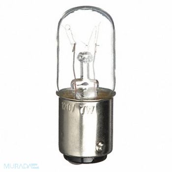 SCHNEIDER ELECTRIC Incandescent 7W 120Vac/Dc Ba15D, 48U379