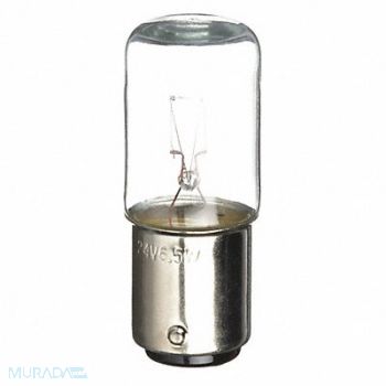 SCHNEIDER ELECTRIC Incandescent 7W 24Vac/Dc Ba15D, 48U383