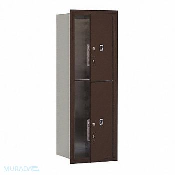 SALSBURY INDUSTRIES Mailbox 4C Bronze 41in H 65 lb Alum, 48UJ47