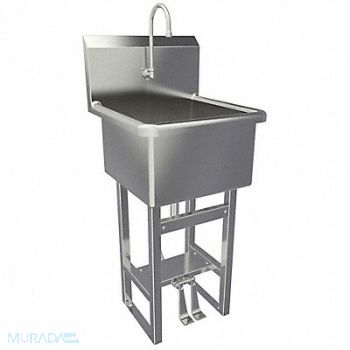SANI-LAV SaniLav Util Sink Square 18inx18inx12in, 48UM15