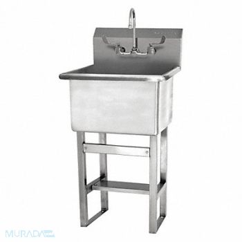SANI-LAV SaniLav Util Sink Square 24inx24inx12in, 48UM21