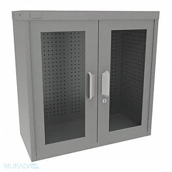 VIDMAR Pegboard Wall Cabinet 30 H 30 W Gray, 48UR75
