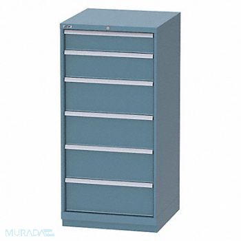 LISTA K3755 Mod Drwr Cab 60 H 6 Drwr Classic Blue, 48UR82