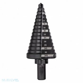 MILWAUKEE Step Cone Drill 6mm to 35mm HSS, 48UT24