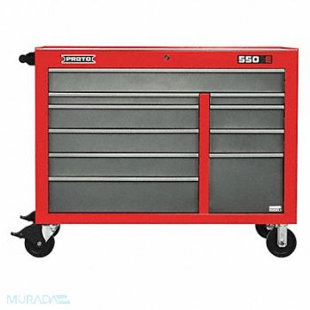 PROTO Rolling Tool Cabinet Red Heavy Duty, 48UZ71