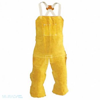 TILLMAN 24X42 Lth Sl Bib Apron, 48V509