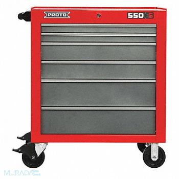 PROTO Rolling Tool Cabinet Red Heavy Duty, 48VA14