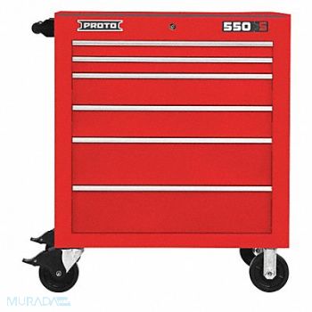 PROTO Rolling Tool Cabinet Red Heavy Duty, 48VA15