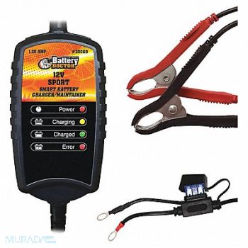 BATTERY DOCTOR Battery Charger/Maintainer Auto 12V CEC, 48VF15