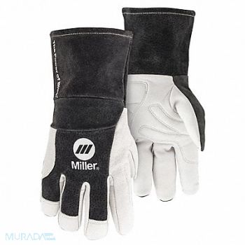 MILLER ELECTRIC MIG/Stick Welding Gloves Stick PR, 48VF68
