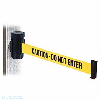 RETRACTA-BELT Belt Barrier Black Magnet 10ftL, 48VZ30