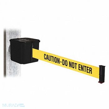 RETRACTA-BELT Belt Barrier Black Magnet 20ftL, 48VZ37