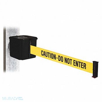 RETRACTA-BELT Belt Barrier Black Magnet 30ftL, 48VZ41